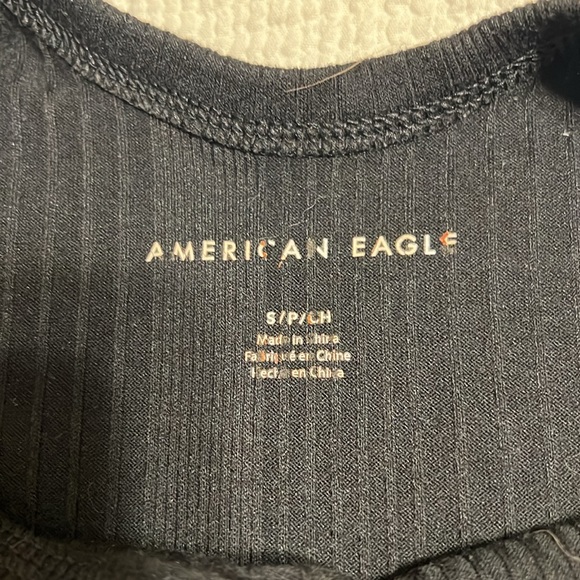 Black low back ribbed tank top body suit - Picture 3 of 4